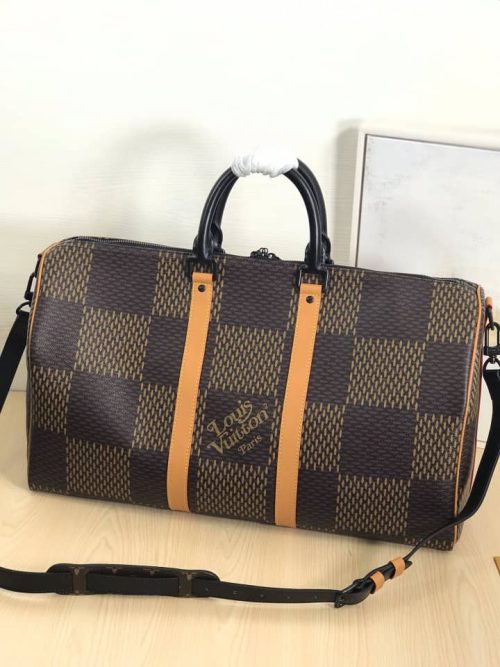 Louis Vuitton x Nigo Keepall Bandouliere Damier Ebene