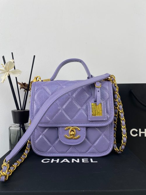 Chanel 22K Small Flap Bag with Top Handle