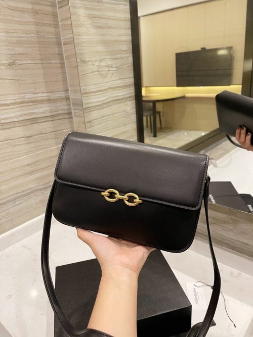 Women Saint Laurent Le Maillon Satchel In Smooth Leather
