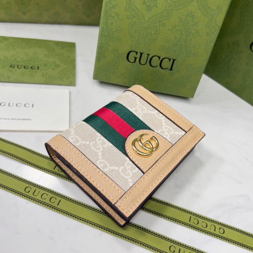 Gucci Gucci GG Webstripe Open-Fold Wallet