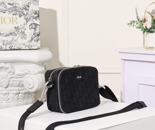 Dior Pouch Shoulder Strap ‘Black Oblique’ 2OBBC119YSE-H03E