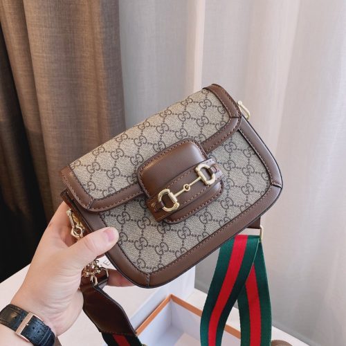 GUCCI Womens Horsebit 1955 Shoulder Bag
