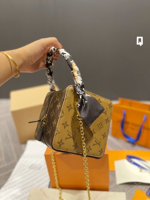 Vuitton Reverse Monogram Square Bag