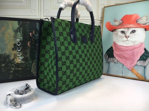 Gucci Small Tote Bag Canvas GG