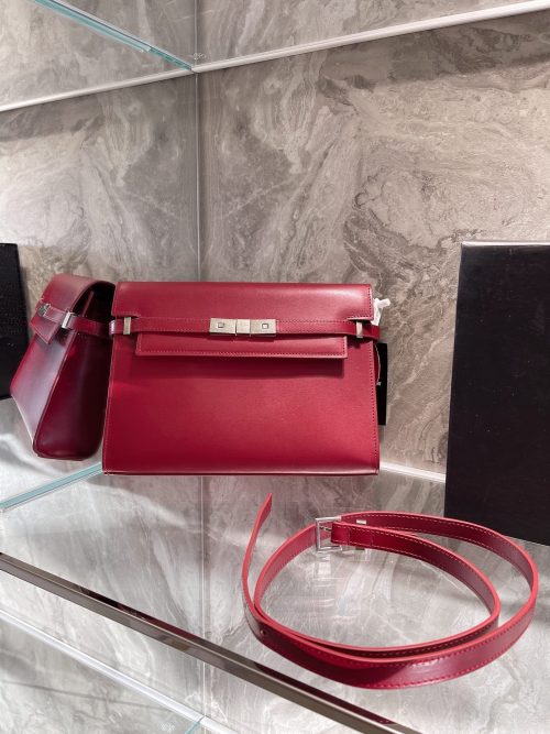 SAINT LAURENT MANHATTAN SHOULDER BAG ROGUE