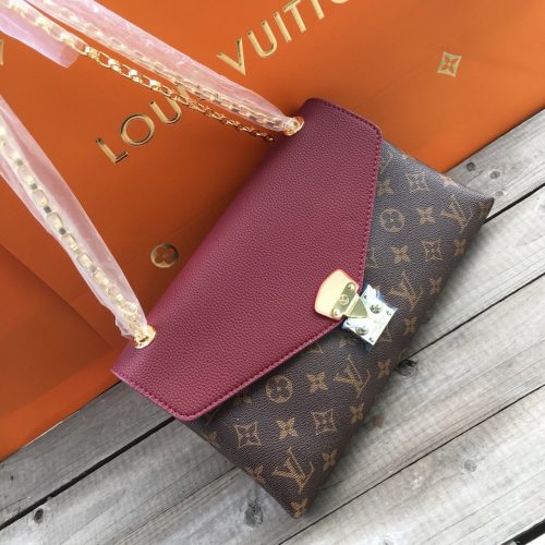 LOUIS VUITTON  Monogram Pallas Chain Cherry