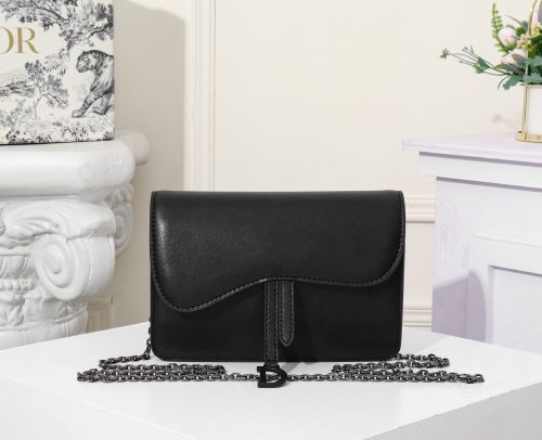 Long Saddle Wallet with Chain