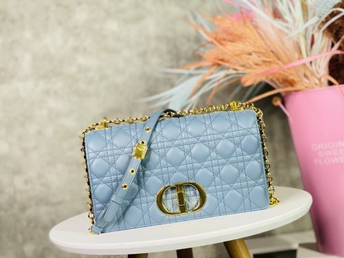 Dior Medium Caro Bag Blue