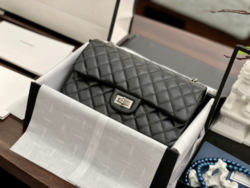 Chanel 2.55 Medium Bag Black
