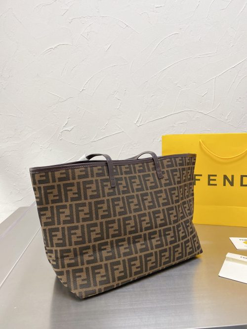 Fendi jacquard fabric bag