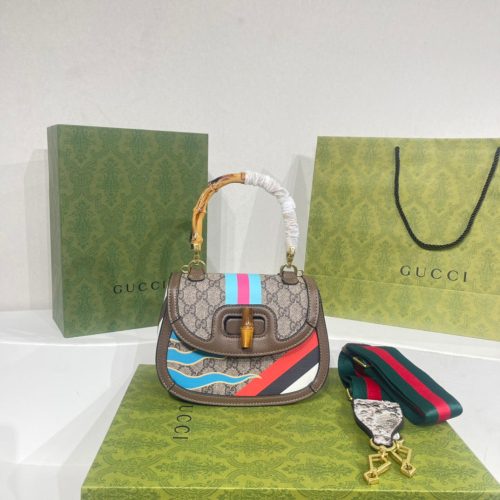Gucci Bamboo 1947 medium top handle bag