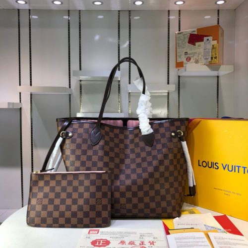 LOUIS VUITTON Damier Azur Neverfull GM
