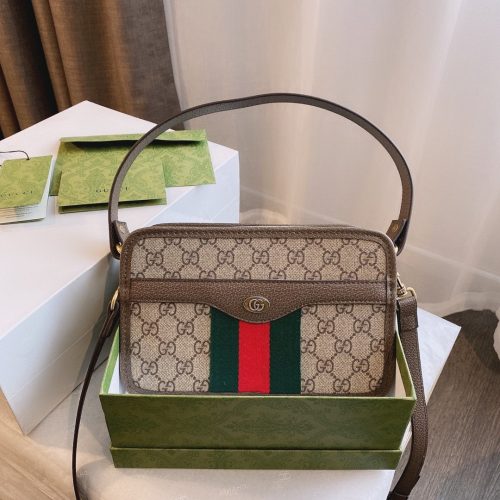 GG Monogram Web Ophidia Crossbody Bag Beige New Acero