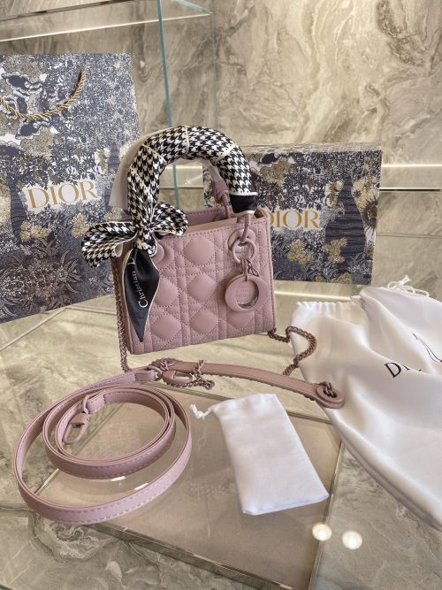 Mini Lady Dior Bag Pink
