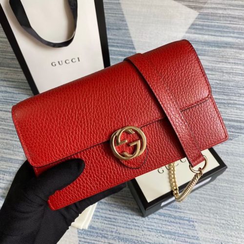 Gucci Interlocking GG Chain Wallet