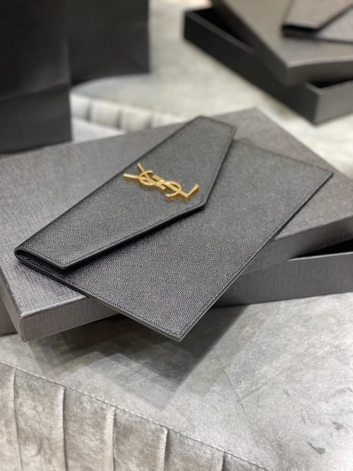 Saint Laurent Women Uptown Pouch In Canvas And