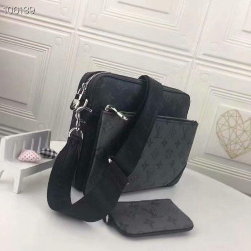 Louis Vuitton Shoulder Bag Monogram Eclipse Reverse Trio M69443 Men's