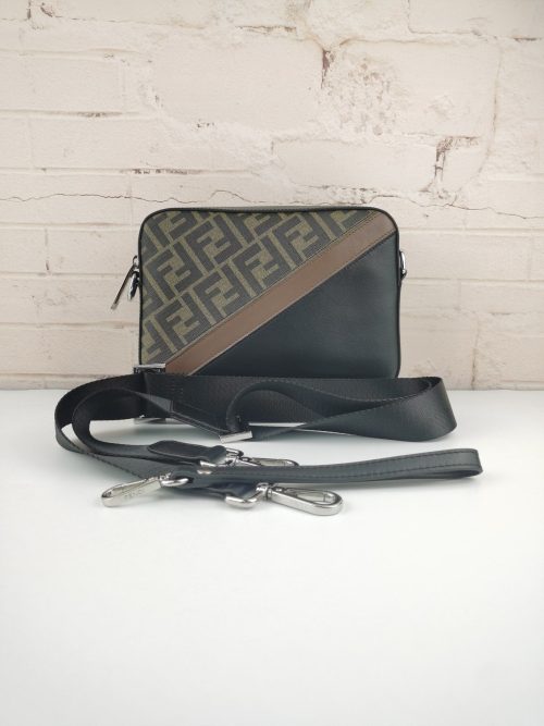 Fendi Men's Black Leather
