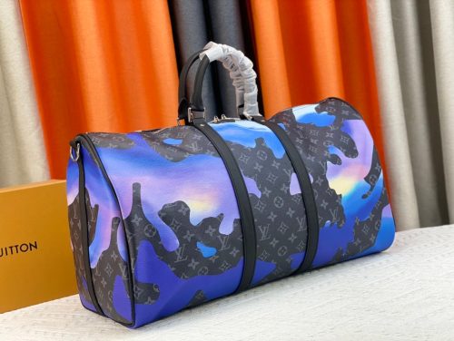 Louis Vuitton Keepall Bandouliere Sunrise Monogram Eclipse