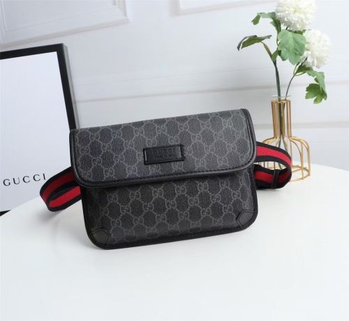 GUCCI GG Black Belt Bag