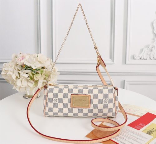Louis Vuitton Damier Azur Eva White