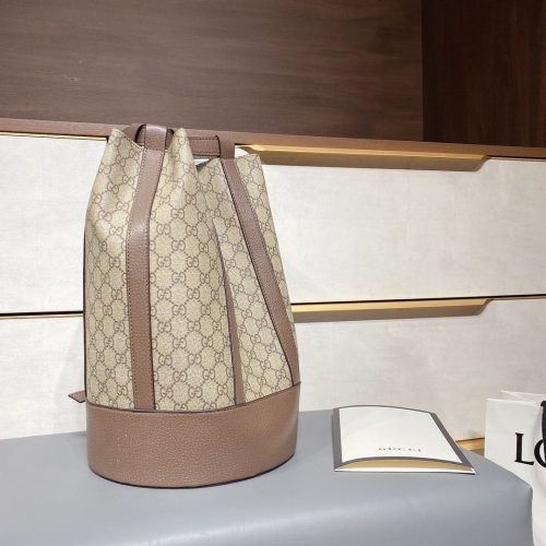 Gucci Ophidia leather bucket bag