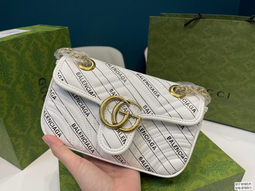 Gucci x Balenciaga The Hacker Project Small GG Marmont Bag