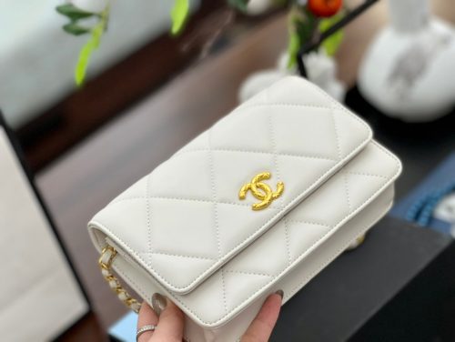 CHANEL Mini WOC White