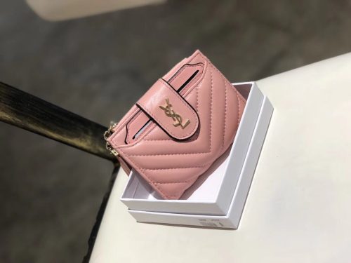 YSL Small Pink Wallet