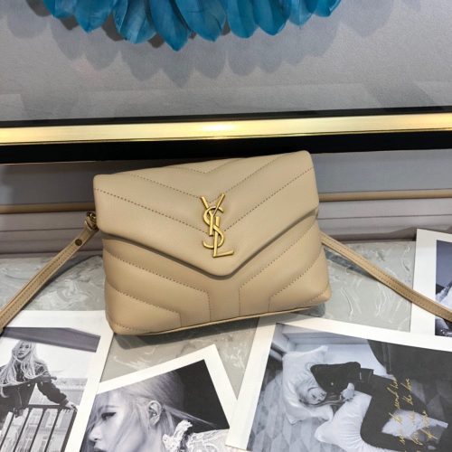 Saint Laurent Women Loulou Toy Quilted Leather Shoulder Bag