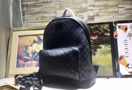 Gucci Signature Pocket Backpack Guccissima Leather Large