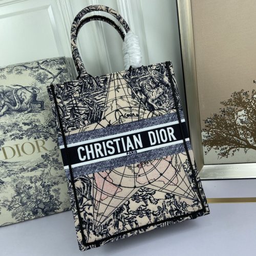 Mini Vertical Dior Book Tote