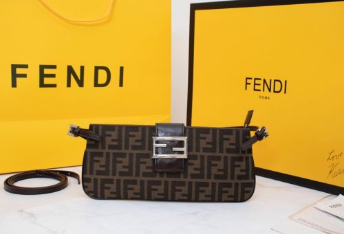 FENDI  Zucca Pattern Shoulder Bag