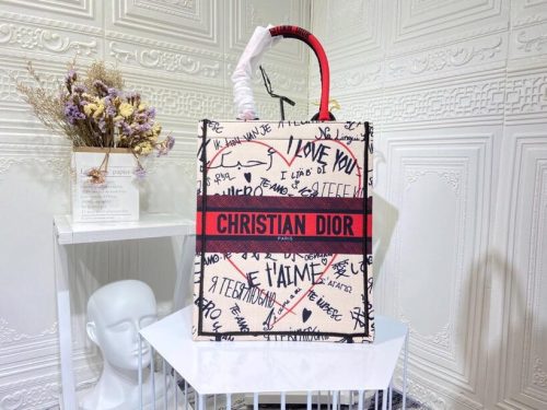 DIOR Christian Dior Mini Book Tote Phone Bag