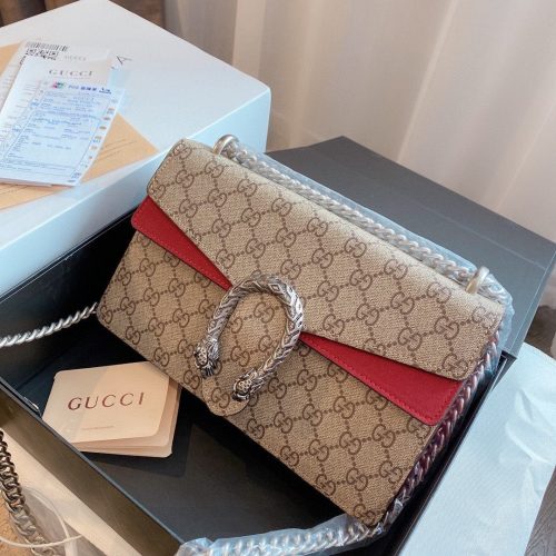 Gucci Jackie 1961 Small GG Jacquard Denim Shoulder ...