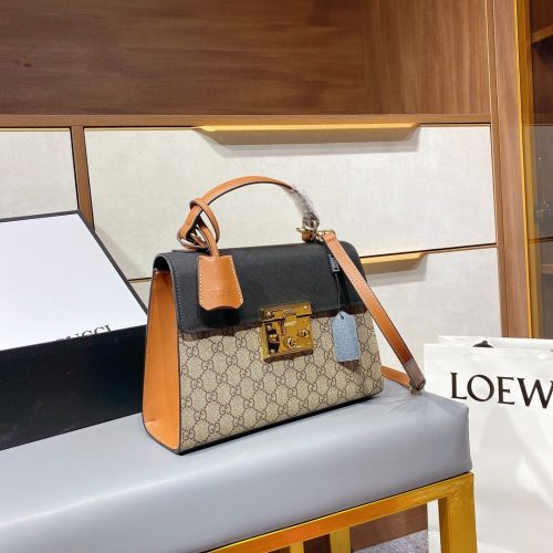GUCCI Padlock GG Top Handle Bag