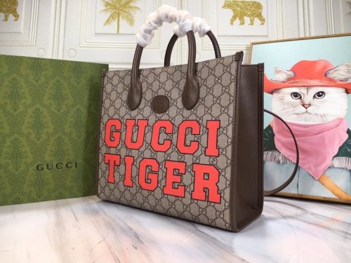 Gucci Tiger Gg Medium Tote Bag