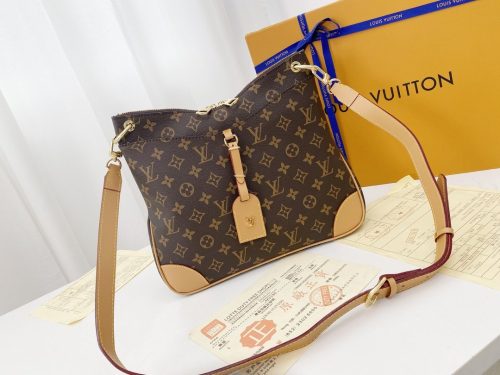 Louis Vuitton Odéon PM Monogram Canvas Handbag 'Natural'