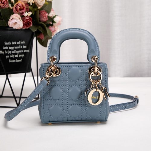 Dior Dior Micro Bag Gray Cannage Women