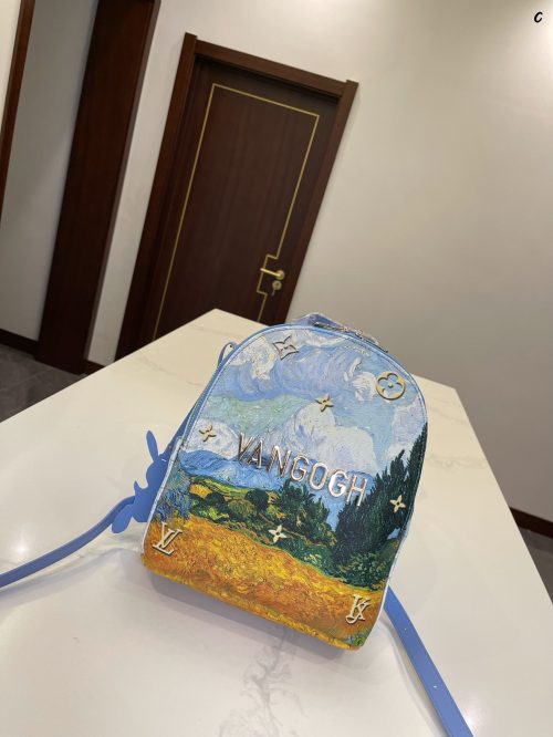 LOUIS VUITTON Van Gogh Masters Collection Palm Springs Backpack M43374 LV 29237A