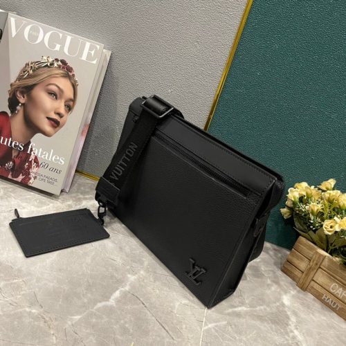 Louis Vuitton Aerogram Voyager Messenger Bag Leather