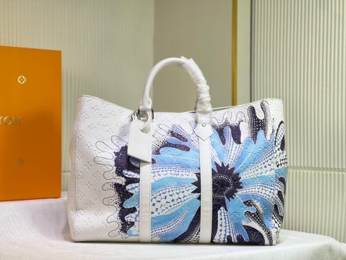 Louis Vuitton X Yk Keepall 50 Bag 'White'