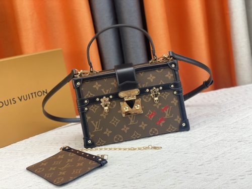 LV Petite Malle V Monogram Macassar