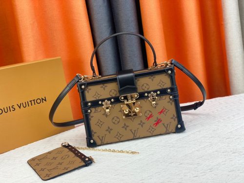 LV Petite Malle V Monogram Macassar