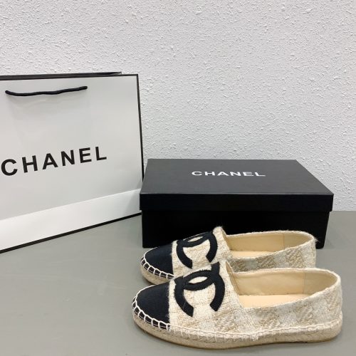 Chanel tweed espadrilles