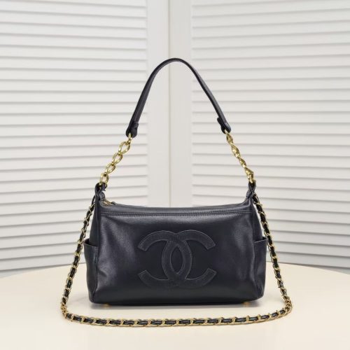 CHANEL Caviar Timeless CC Soft Tote Black