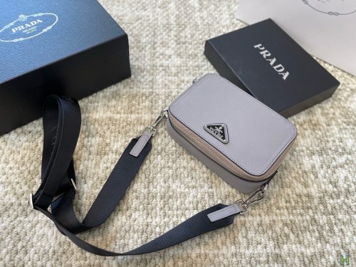 PRADA Leather Bag With Shoulder Strap
