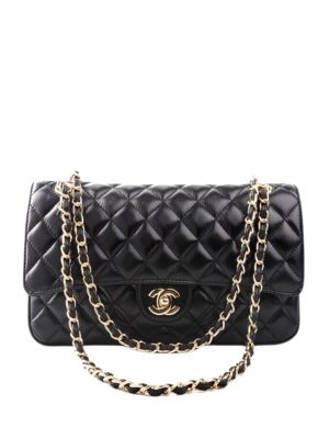 CHANEL CLASSIC HANDBAG BLACK 30CM