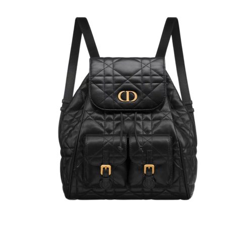 DIOR CARO BACKPACK BLACK 25CM