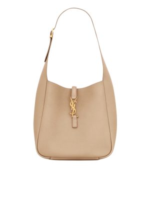 SAINT LAURENT LE 5 À 7 SUPPLE SMALL IN GRAINED LEATHER ROSE 24CM